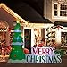 YIHONG 8 Ft Christmas Inflatables Tree with Merry Christmas Decorations - Blow up Party Decor for Indoor Outdoor Yard with LED Lights