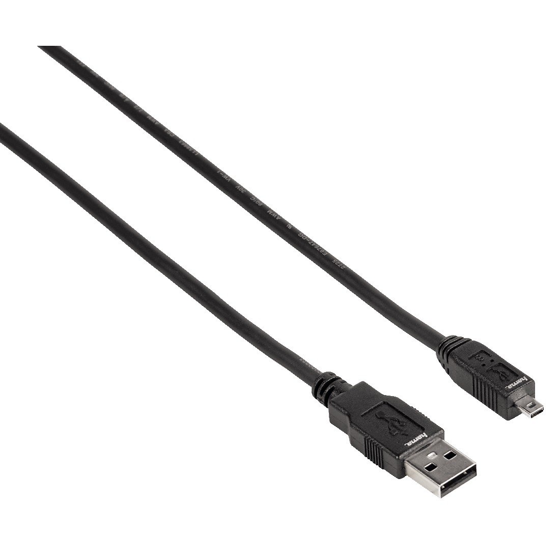 Hama | USB 2.0 Cable USB-A Plug - mini USB-B Plug (B8M), 1.8 m