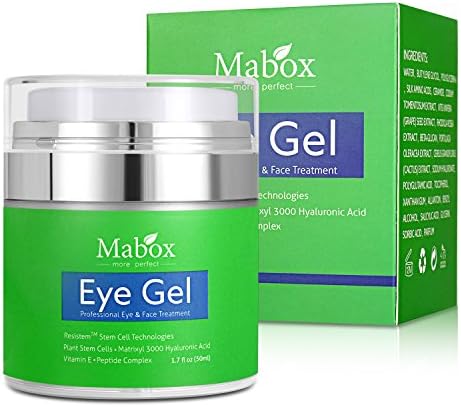 Eye Wrinkle Cream By Finewind – Anti Aging Eye Gel Treatment for Dark Circles, Puffiness &amp; Wrinkles - Peptide Collagen Building Formula - Hyaluronic Acid &amp; Amino Acid -1.7 fl oz