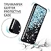 Caka Galaxy S9 Case, Galaxy S9 Glitter Case Starry Night Series Luxury Fashion Bling Flowing Liquid Floating Sparkle Glitter Girly Soft TPU Case for Samsung Galaxy S9 (Blue)