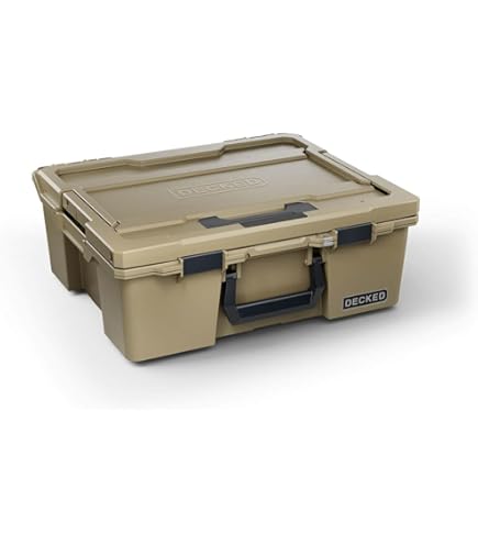 DECKED Sixer 16 Protective Case with Removable Tool Tray - Desert