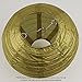 Just Artifacts Decorative Round Chinese Paper Lanterns 24pcs Assorted Sizes (Color: Gold)