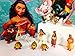 Disney Moana Movie Deluxe Mini Cake Toppers Cupcake Decorations Set with 12 Figures Include Moana, Maui, Pua, Heihei, Tui, Sina, Gramma Tala, Shark and More!