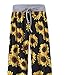 Litetao 5XL Yellow 243650 (Women’s Comfy Casual Pajama Pants Floral Print Drawstring Lounge Pants Wide Leg Slit Wide Leg Pants Summer)thumb 3