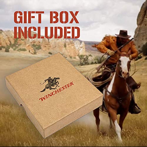 Winchester Police Badge Holder with Chain and Belt Clip, Sheriff Badge