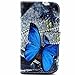 Galaxy S4 Case,S4 Case,JanCalm [Kickstand] Pattern Premium PU Leather Wallet [Card/Cash Slots] Protective Flip Cover for Samsung Galaxy S 4Including-ONE Crystal Pen(Lovely Butterfly)