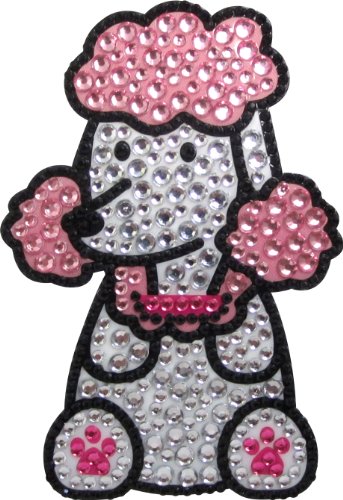 Love Your Breed Rhinestone Sticker, Poodle