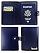 RFID Blocking Leather Passport Holder & Travel Wallet Id Card Case Cover