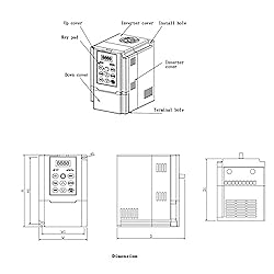 SANYUSTAR VFD, Variable Frequency Drive, 1.5KW 3PH
