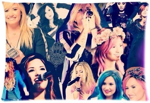 Custom Demi Lovato Collage Pillow Case Cover 20x30 Inch MC-111 by Rockclopillowcase