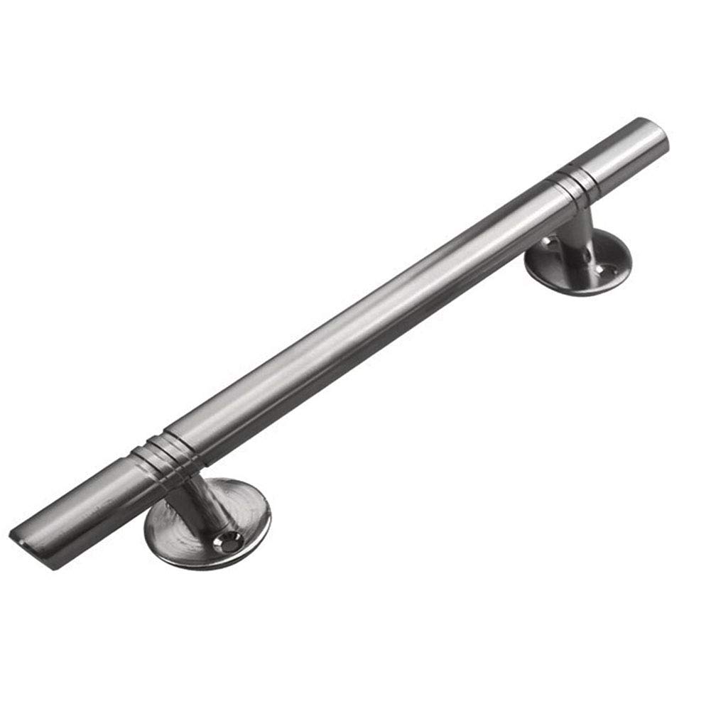 130 mm Furniture Wardrobe Handles Solid Stainless Steel T Bar Pull Cabinet Cupboard Knobs Door Handle Closet Handles with Screws for Kitchen Bathroom Bedroom Drawer (130mm/ 5.12" Hole Centers) Silver