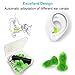 4 Pairs Sleeping Earplugs, DIXNGLE Comfortable Acoustic Earplugs with Storage box and Earpick, Noise Reducing Hearing Protection for Sleeping, Music, Shooting, Construction Work