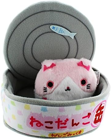 Little Buddy LLC Neko Dango (Cat Dumpling) 3" Plush: Sakura w/ Tuna Can