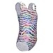 One-piece Fashion Shining Kiss Flowers Gymnastics Leotard for Little Girl (130(6-7Y), Whiteletter)
