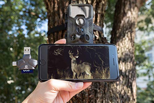 Climbose Hunting Trail Camera, 20MP / 24MP 1080P No Glow Night Vision Hunting Video Cam, 75FT Wildlife Camera with 940nm IR LED, 2” LCD, Waterproof IP56 (Card Reader, Black)