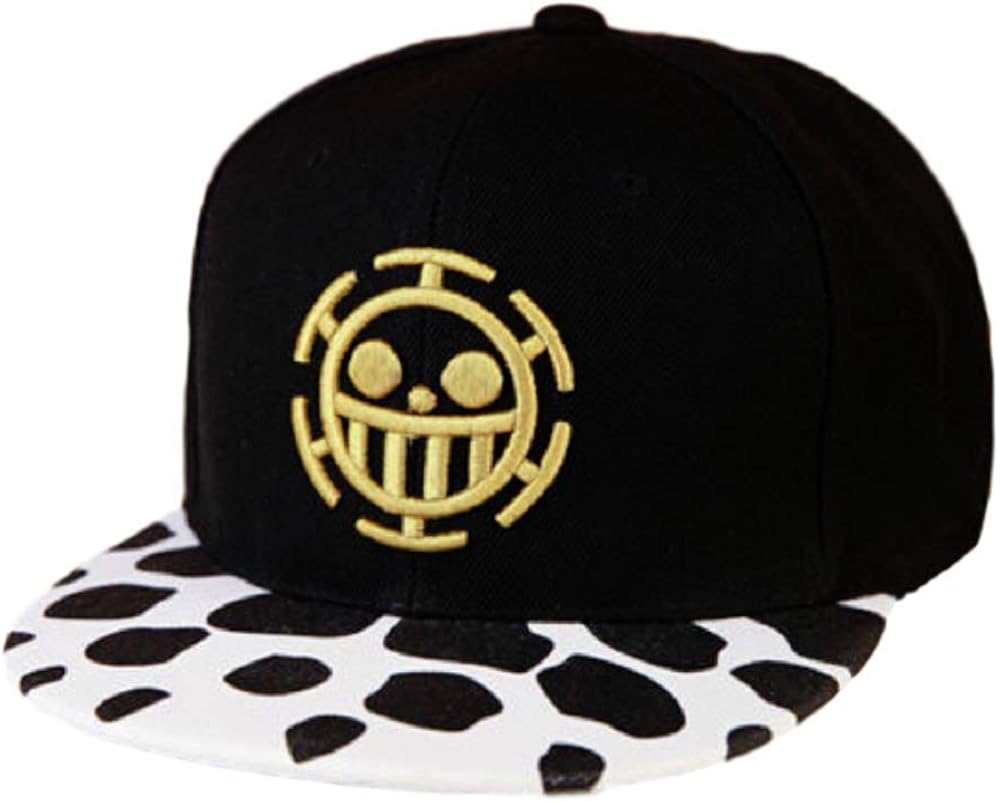 GKO Anime One Piece Trafalgar Law Sign Skull Head Baseball Cap Visor
