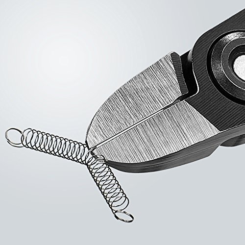 Knipex Präzisions-Elektronik-Seitenschneider ESD brüniert, mit Mehrkomponenten-Hüllen 125 mm 79 12 125 ESD – Bild 5