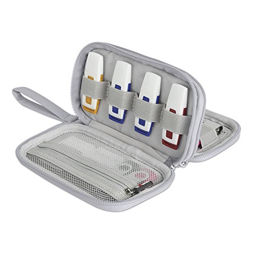 BUBM Digital Storage Bag Electronic Accessories Bag Hard Drive Organizers Earphone Cables USB Flash Drives Travel Case (Gray)