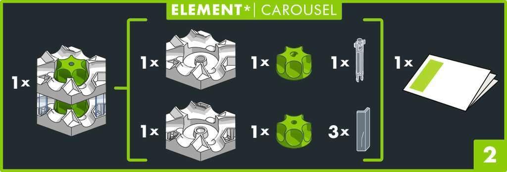 Ravensburger GraviTrax PRO Carousel Accessory| EncourAgess Experimentation and Creativity | Compatible with All GraviTrax Systems | Gift for Kids Ages 8+