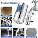 NeillieN Faucet Water Purifier Long-Lasting Faucet Filtration System Reduces Chlorine and high Water Flow Removes Lead, Fluoride - Suitable for Standard faucets