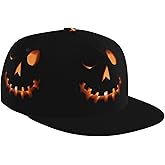 Halloween Pumpkins Baseball Cap Snapback Hat Adjustable Flat-Brimmed Hat Hip Hop Hat for Men Women