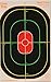 GlowShot Targets 75 Pack - 7x11 Oval Splatter Target