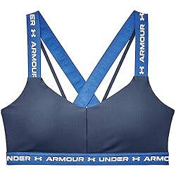 Under Armour Women's Crossback Low Bra, Utility