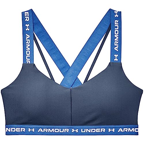 Under Armour Women's Crossback Low Bra, Utility
