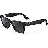Ray-Ban Meta (Gen 2), Wayfarer Large, Matte Black | Smart AI Glasses for Men, Women — 2X Battery Life — 3K HD Resolution — 12 MP Ultra-Wide Camera, Audio, Video — Polarized Gradient Graphite Lenses