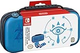 RDS Industries, Inc Nintendo Switch Game Traveler Deluxe Travel Case- Zelda Breath of the Wild - Sheikah Eye - Blue