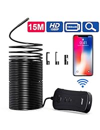 NIDAGE Super   Cámara de vigilancia inalámbrica semirrígida de 2,0 MP, compatible con Android y iOS Smartphone, iPhone, Samsung, Tablet (azul)