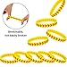 JOVITEC 48 Pcs Softball Bracelet Softball Wristband Silicone Bracelet Gift for Player and Teams