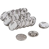HAZOULEN Small Round Name Badge Magnets, Magnetic Name Tag Holders, Set of 20 (40 Pieces)