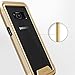 ZIZO ION Series for Samsung Galaxy S8 Plus Case Military Grade Drop Tested with Tempered Glass Screen Protector Gold Clear