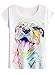 Futurino Women's Summer Colourful Ink Pit Bull Dog Print Loose Sleeve T-Shirt (L, Smiling Pit Dog)