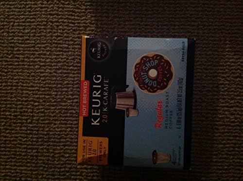 Keurig 2.0 The Original Donut Shop Coffee K-carafe Packs (4ct Regular Medium Roast)