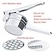 Potato Ricer-Potato Masher, for creamy, light, fluffy, lump free, delicious mashed potatoes.