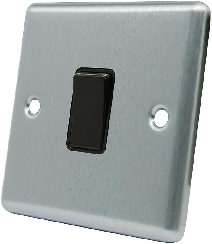 Alliance Electrical AET 10A 1-Gang 2-Way Light Switch Satin Chrome
