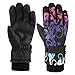 HIGHLOONG Kids Waterproof Ski Snowboard Gloves Mittens Thinsulate Lined Winter Cold Weather Gloves for Boys and Girls