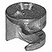 12mm x 10.5mm Cam Lock Nut Furniture Connector Fastener (10 Pack)