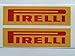 2 Pirelli Tires Die Cut Decalsby SBD DECALS