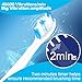 2NICE Electric Sonic Toothbrush Cordless Rechargeable Teeth Brush with 5 optional Modes and 4 Replacement Heads
