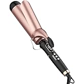 YEEGOR 2 inch Extra Large Curling Iron,Long Barrel Culing Wannd,100-240V Dual Voltage Hair Curler for Big Wave Curls,12 Temps