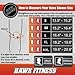 Hawk Knee Brace Support Protector Pad Guard Elasticated Sleeve - Weight Lifting Knee Wraps -.Heavy Duty, Elasticated Knee Support for Squatting, Powerlifting, Olympic Lifting and CrossFit