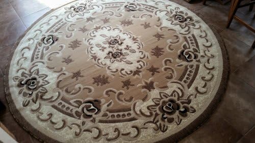 Rug Tycoon E507Berber8by8RD Area Rug, 8'0" x8'0" round