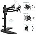 VIVO Dual LCD Monitor Free Standing Desk Mount | Heavy Duty Fully Adjustable Stand fits 2 Screens up to 27 inches (STAND-V002Z)thumb 2