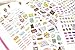 bloom daily planners New Teacher Planner Sticker Pack - School Themed Planning Sticker Sheets - 430 Stickers per Pack!