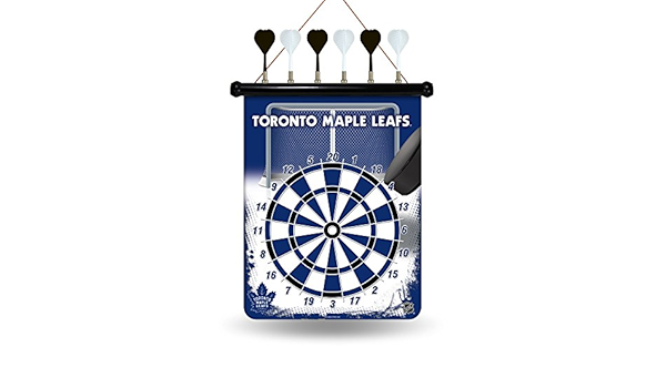 Nhl Toronto Maple Leafs Magnetic Dartboard Games Amazon Canada