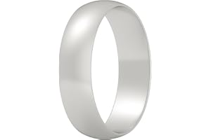 ThunderFit Silicone Wedding Ring for Women - Rubber Engagement Band - Width 5.5mm Thickness 1.5mm