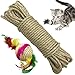 Yangbaga Sisal Rope for Cats - 1/4 Inch - Natural Fiber and Color 164FT